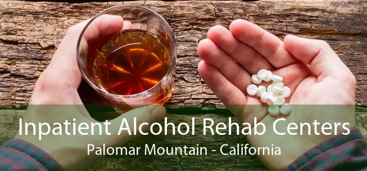 Inpatient Alcohol Rehab Centers Palomar Mountain - California