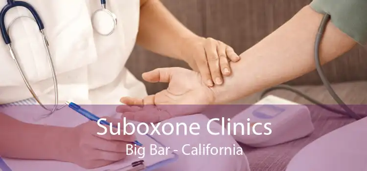 Suboxone Clinics Big Bar - California