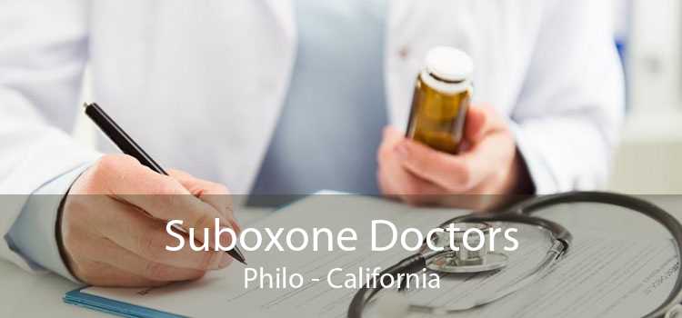 Suboxone Doctors Philo - California